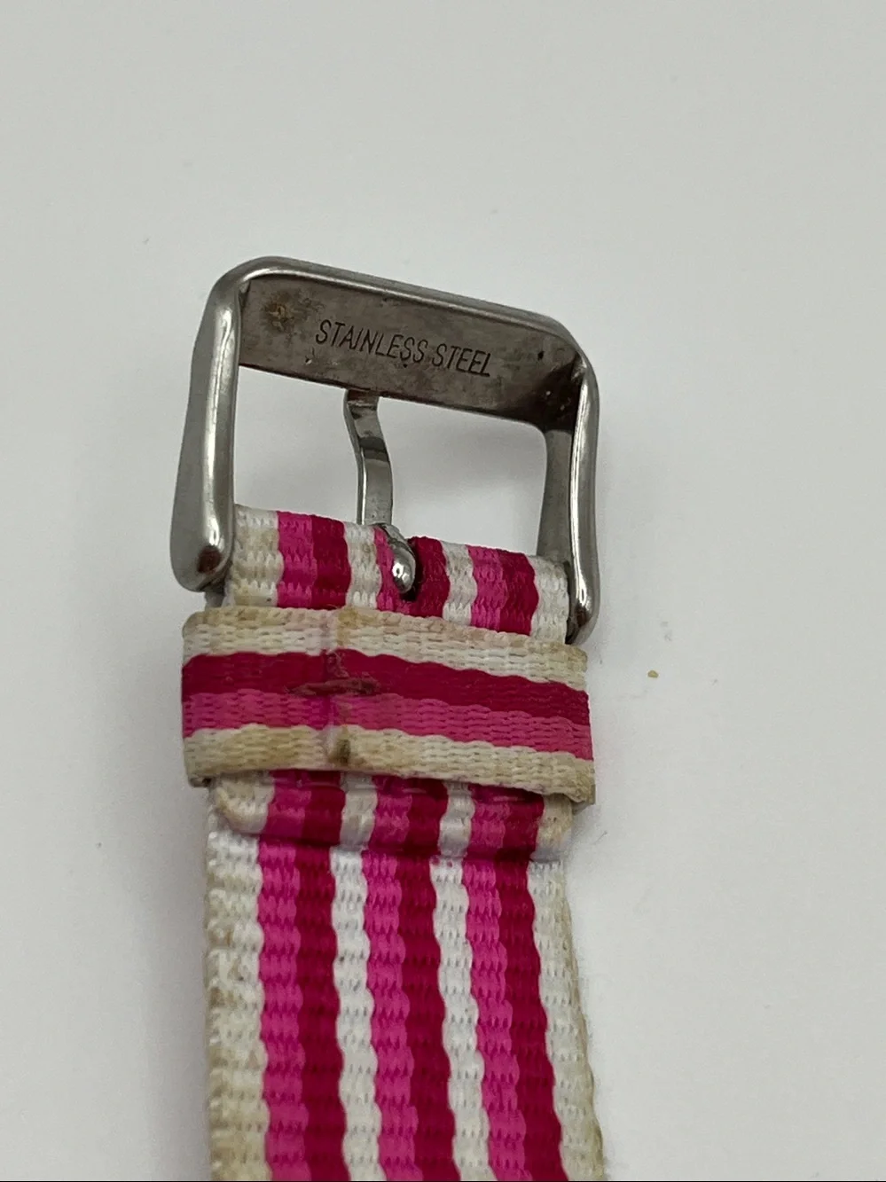Freestyle Pink and White Stripe Ladies Sport Watch